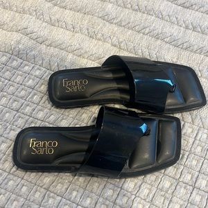 NWOB Franco Sarto slides SZ 7 Black